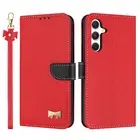 Premium PU Leather Flip Wallet Card Slot Case For Samsung Galaxy A55 A36 A15 A13