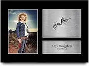 HWC Trading A4 Alex Kingston Dr Who Gifts Printed Signed Autograph Picture for TV Show Fans