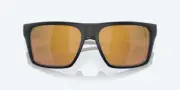 Costa Lido Sunglasses - Polarized - Matte Black w/Gold Mirror 580 Glass Lens