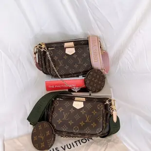 歐美代購 台灣現貨 Louis Vuitton 路易威登 LV 五合一 鍊帶零錢斜背包 肩背包