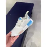 <TAIWAN小鮮肉> ADIDAS NMD_R1 BOOST 女 白 藍 復古 休閒鞋 女鞋 IE9612