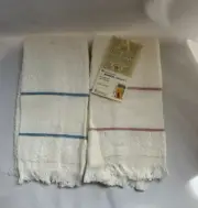 Set of 2 Fingertip Hand Towel Cross Stitch Charles Craft