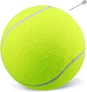 9.5 Inch Tennis Ball Puppy Popular Outdoor Tennis Balls Oversized Tennis Ball Tennis Racket Big Tennis Ball Giant Tennis Ball Outdoor Tennis Ball Pet Ball Green EXAOMBLE