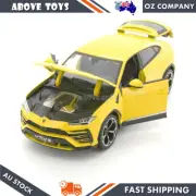 Bburago diecast model car 2018 Lamborghini Urus SUV - Metallic Yellow scale 1:18