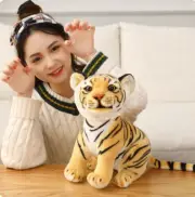 Soft Simulation Tiger Stuffed Toy Dolls Wild Animal Tiger Plush Doll Kids Toys