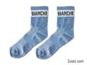 BIANCHI cotton cycling socks, retro , size 43-46