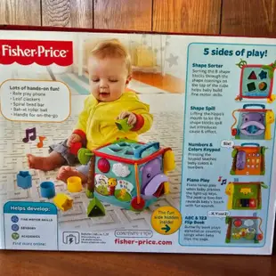 Fisher-Price 費雪 可愛動物積木盒 二手 故障