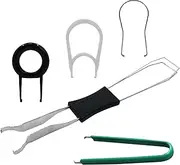 Keyboard Cleaning Tools Kit, 5 Pcs Multiple Kinds Keycap Puller Axle Remover Fine Tweezers for Assembling and Dismantling Hot Swappable Mechanical Keyboards