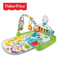在飛比找PChome24h購物優惠-【奇哥】Fisher-Price 費雪 可愛動物鋼琴健身器
