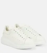 [McQueen] McQueen Oversized leather sneakers AU 4 white