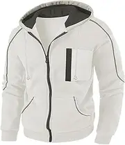 [neogor] Men's Full Zip Hoodie Plain Sports Outdoor Daily Sports Stamping Designer Casual Sweatshirts