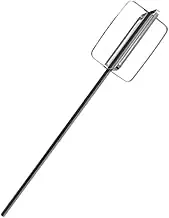 Zerodeko Stainless Steel Meat Stirring Rod Manual Whisk for Meat Paste Kitchen Tool for Hot Pot and Sauces Easy Mixing and Stirring Non-Skid Design