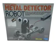 Kidz Labs Remote Control Metal Detector Robot Kit NEW SEALED 4M