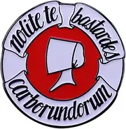 [Pinstant] Nolite te Bastardes Carborundorum Women Equal Rights Pro-Choice Reproductive Feminist Feminism 1.2" Enamel Pin Badge, 1.2 Inches, Enamel, enamel