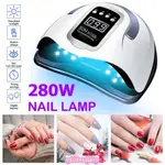 UV LED NAIL LAMP 280W HIGH POWER NAIL GEL LIGHT AUTOMATIC SE