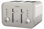 Sunbeam Simply Shine 4 Slice Toaster - Cream