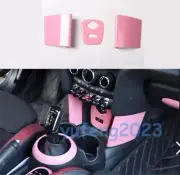 For Mini Cooper F55 F56 F57 2014-2021 Pink Cigarette Lighter Panel Cover Trims (for: Mini)