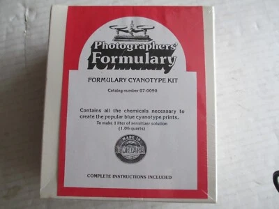 PHOTOGRAPHERS FORMULARY CYANOTYPE KIT #07-0090 NEW/SEALED