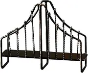 Dgayaeic Napkin Holder for Table - Bridge Vintage Napkin Holder for Table | Upright Decorative Tissue Stand Iron Bridge Retro Kitchen Accessories for Table Dinner Home