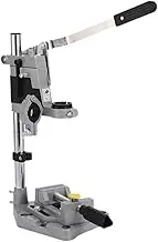 Drill Stand Holder with Mini Vise Alloy Benchtop Bench Clamp Drill Press Clamp for Home Drill Perpendicular Angled Holes