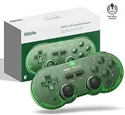 8Bitdo SN30 Pro Switch Wireless Bluetooth Game Controller Gamepad (Hall Effect Joystick Update) for Switch Steam Mac PC Android Windows MacOS (Green)