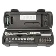 M-Wave Torque Alarm Torque Wrench, 3-60Nm, 3/8" Drive, 3,4,5,6,8,10mm Hex, T25,
