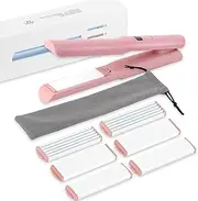 Flat Iron Hair Straightener Ionic Straightening Hair Iron 3-in-1 Curlers Corrugated Crimper Waves Straightening Iron Wave Curl Tools Hair Tools for Styling Hair Styling Tools Professional