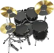 Vic FIrth - Silent Practice Individual Drum Mute Pad Set - Drum Diameter Sizes: 10”, 12”, 14”, 16", 22", HiHat and Cymbal (x2)