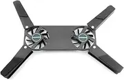 aptop Cooling Tray Laptop Cooling Pad with Double 60mm Fans Foldable Cooler Pad Notebook Cooler for Notebook Laptop PC Computer Laptop Cooler