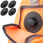 4 Pack Airtag Holder, Lightweight Silicone AirTag Case with 3M Adhesive Stickers, Compatible with Apple Air Tag, GPS Protective Case for Luggage, Camera Bags, Bags, Backpacks, Purses, etc
