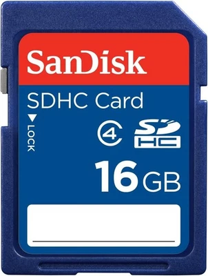 Sandisk 16G SDHC SD card for Nikon D800 D3200 P310 P510 S9300 1 J2 L610 camera