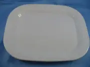 Corning Ware VINEYARD White Embossed Grape Leaves Rectangular Platter 11.75x15