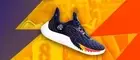 Under Armour Curry Flow 9 We Believe GSW NBA Blue Throwback 3025684-406 Men 10.5