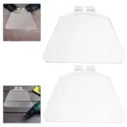 2 Pcs Eye Shields for Bench Grinders Power Tool Plastic Goggles Protector Man