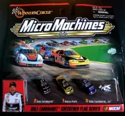 WINNER S CIRCLE MICROMACHINE~ EARNHARDT, PARK, EARNHARDT JR. CHECKERED FLAG SER
