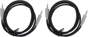 3.5mm Headset Cable, for MMX100 Headset Replacement Audio Cable 3.9ft, Lossless Sound Quality, OFC Woven Headset Wire, Compatible with Smartphone, Tablet, PC with 3.5mm Jack