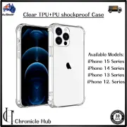Clear Shockproof Bumper Back Case Cover For iPhone 16 15 14 13 12(Free Shipping)