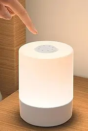 Rechargeable Kids Night Light Touch Control - Baby Nursery Lamp with Stepless Dimming & 3 Colours (Warm White/Natural White/Cool White) | Cordless Portable Bedside Lamp for Children