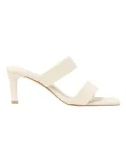 [Forever New] Maika Double Strap Mule in Cream