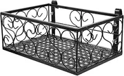 KONTONTY 1 Set Flower Pot Holder Balcony Hanging Planter Rack for Railings Fences Durable Art Flowerpot Hanger for Storage