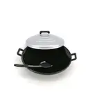 3Pcs/set 1:12 dollhouse miniature kitchen wok pot cover pancake turner toys_I4