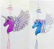 Unicorn Crystal Suncatcher gift car mirror window hanging prism suncatchers