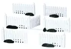 Lemax 14388 Plastic Picket Fence, set of 7, accessory
