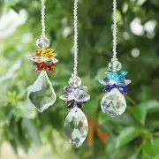 Handmade Crystal Rainbow Suncatcher Ball Prisms Window Hanging Decor Gift Set 3