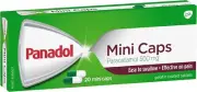 Panadol Mini Caps Paracetamol 500mg For Fast & Effective Pain Relief 20 Capsules