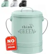 Designs Compost Bin for Kitchen Counter - 1.2 Gallon Countertop Composter with E