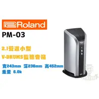 在飛比找蝦皮購物優惠-Roland PM-03 30瓦 2.1聲道電子鼓監聽音 P