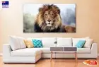 Lion Portrait Illustration Canvas Collection Home Decor Wall Print Art