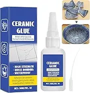 Glue for Ceramics | Strong Glue Ceramic Glue - Ceramic Repair 30 ml Strong Adhesive, Porcelain Glue Clear Glue, Glass Glue Strong Bond, Instant Super Glue