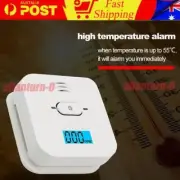 3-in-1 Detector LCD Display Smoke Detector & Carbon Monoxide Alarm Test Battery